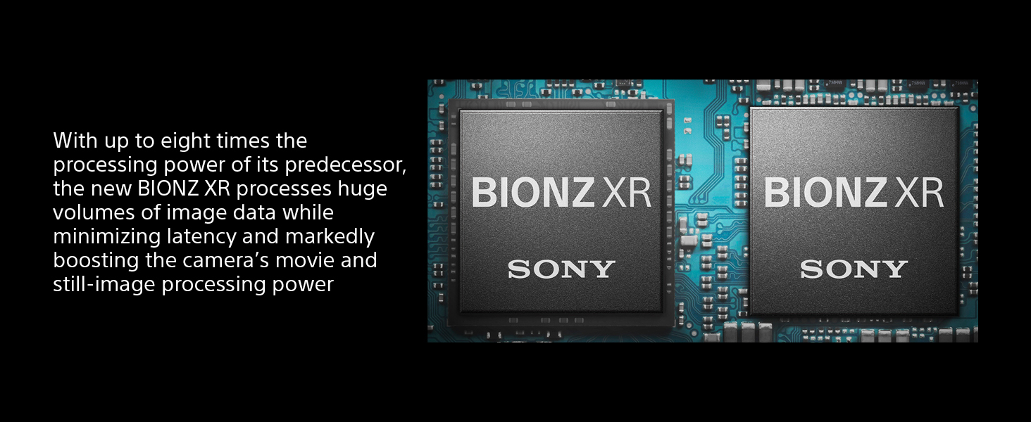 BIONZ XR Image Processor for Up to 8x Processing Speed