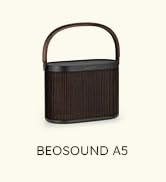 Bang & Olufsen Beosound A5 - Portable Bluetooth Speaker with Wi-Fi Connection, Carry-Strap, Dark Oak