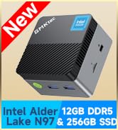 GMKtec mini pc Intel Alder Lake N97 12GB RAM 256GB SSD