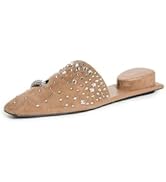 Tory Burch Women's Pierced Crystal Mules