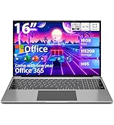 jumper Laptop, Office 365, N95 CPU(Up to 3.4GHz), 16GB RAM 1152GB Storage, Laptop Computer with 1...